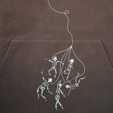 Load image into Gallery viewer, Brown Skelly Reversible Hoodie/Crewneck