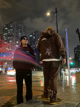 Load image into Gallery viewer, Brown Skelly Reversible Hoodie/Crewneck