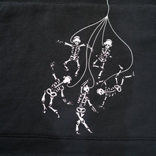 Load image into Gallery viewer, Black Skelly Reversible Hoodie/Crewneck