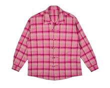 Load image into Gallery viewer, Pink Tartan Mandarin Shirt
