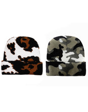 Load image into Gallery viewer, Camo &amp; Ox Beanie
