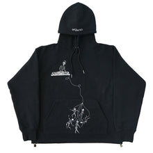 Load image into Gallery viewer, Black Skelly Reversible Hoodie/Crewneck
