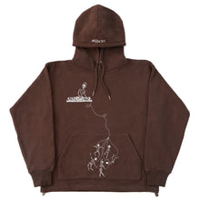 Load image into Gallery viewer, Brown Skelly Reversible Hoodie/Crewneck
