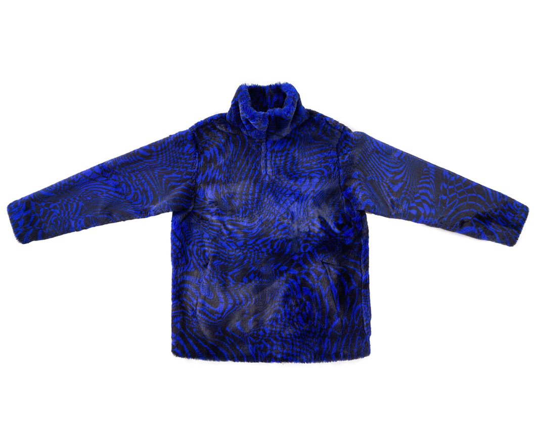 Illusion 1/4 Zip Pullover (Blue)